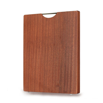 Placa de corte de cozinha Ebony Solid Wooden Board Board